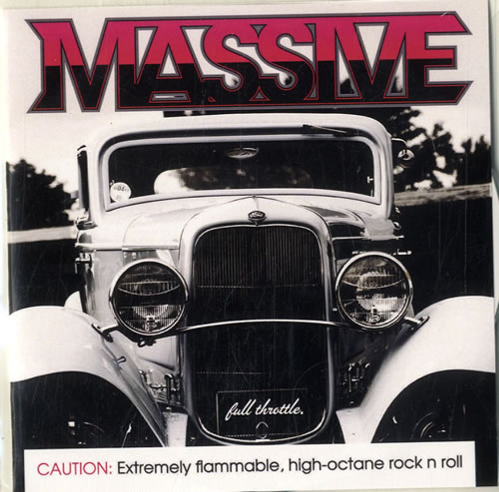 Massive Full Throttle & One By One UK Promo CD-R acetate 2 X CD-R SET