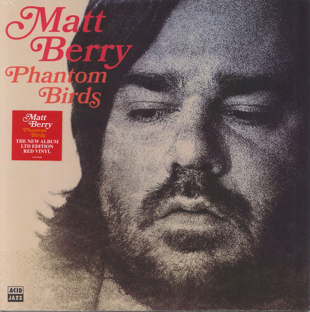 Matt Berry Phantom Birds - Red vinyl - Sealed UK vinyl LP album (LP record) AJXLP536R