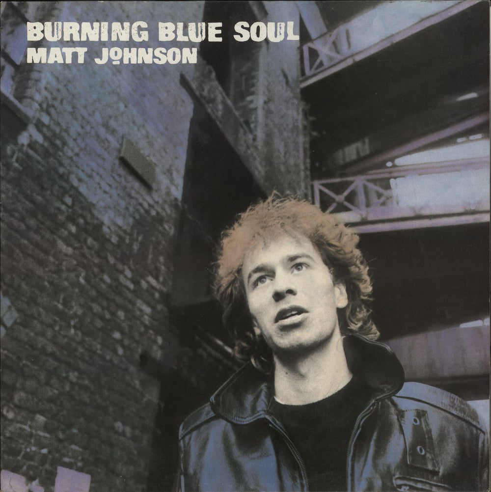 Matt Johnson Burning Blue Soul - 2nd UK vinyl LP album (LP record) CAD113