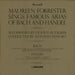 Maureen Forrester Sings Famous Arias Of Bach And Handel UK vinyl LP album (LP record) SAL3512