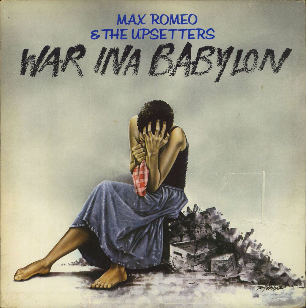 Max Romeo War Ina Babylon - EX - Blue label UK vinyl LP album (LP record) ILPS9392