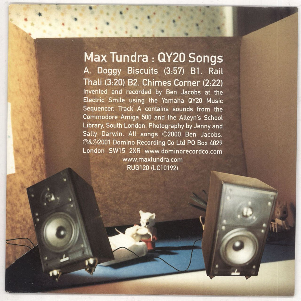 Max Tundra QY20 Songs UK 7" vinyl single (7 inch record / 45) RUG120