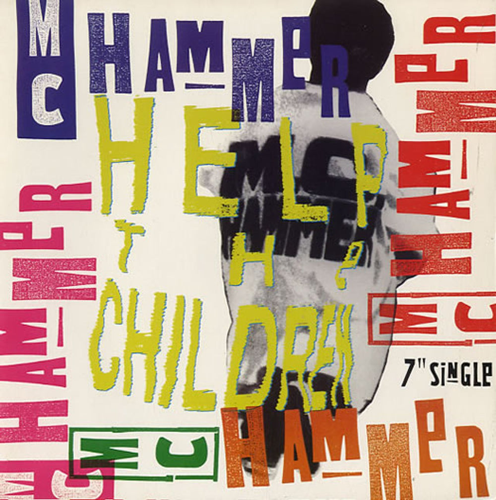 MC Hammer Help The Children UK 7" vinyl single (7 inch record / 45) CL564