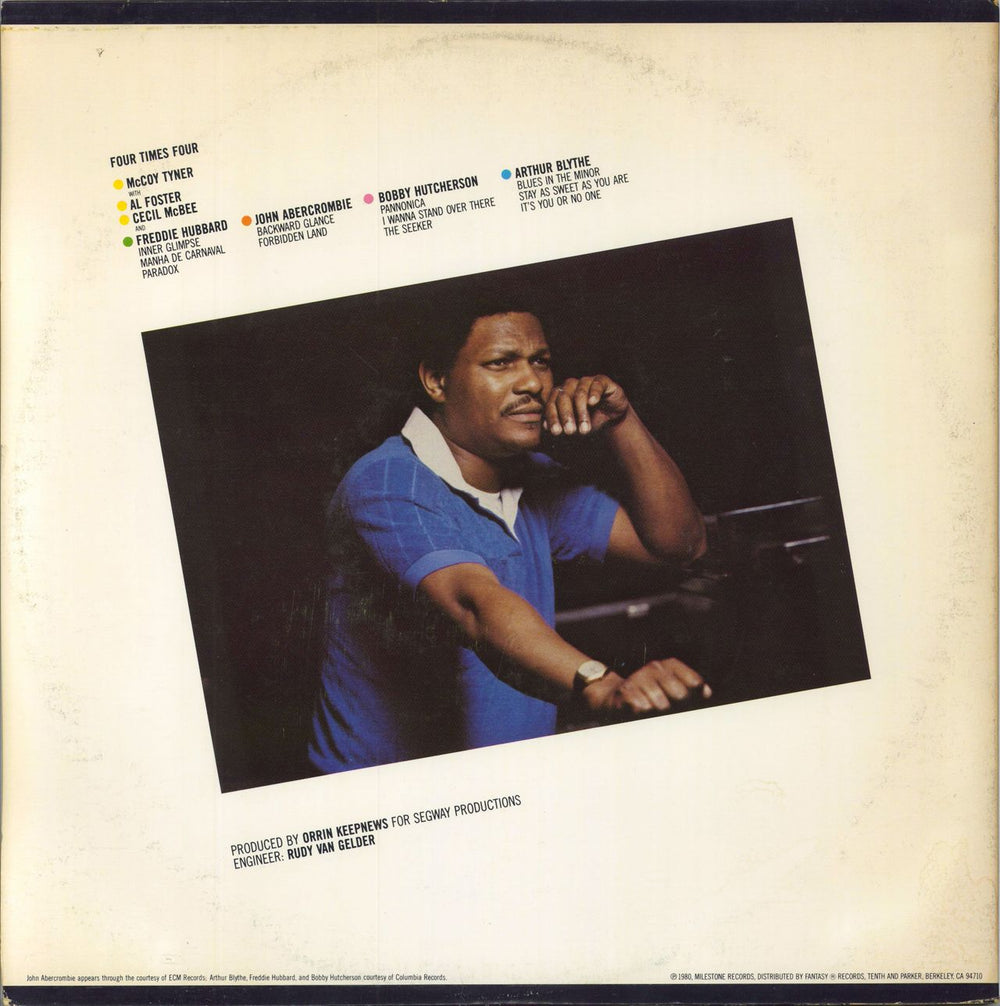 McCoy Tyner 4x4 US 2-LP vinyl record set (Double LP Album)