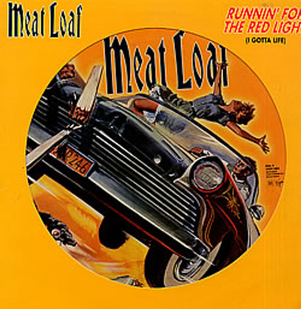 Meat Loaf Runnin' For The Red Light UK 12" vinyl picture disc (12 inch picture record) VSTP1582