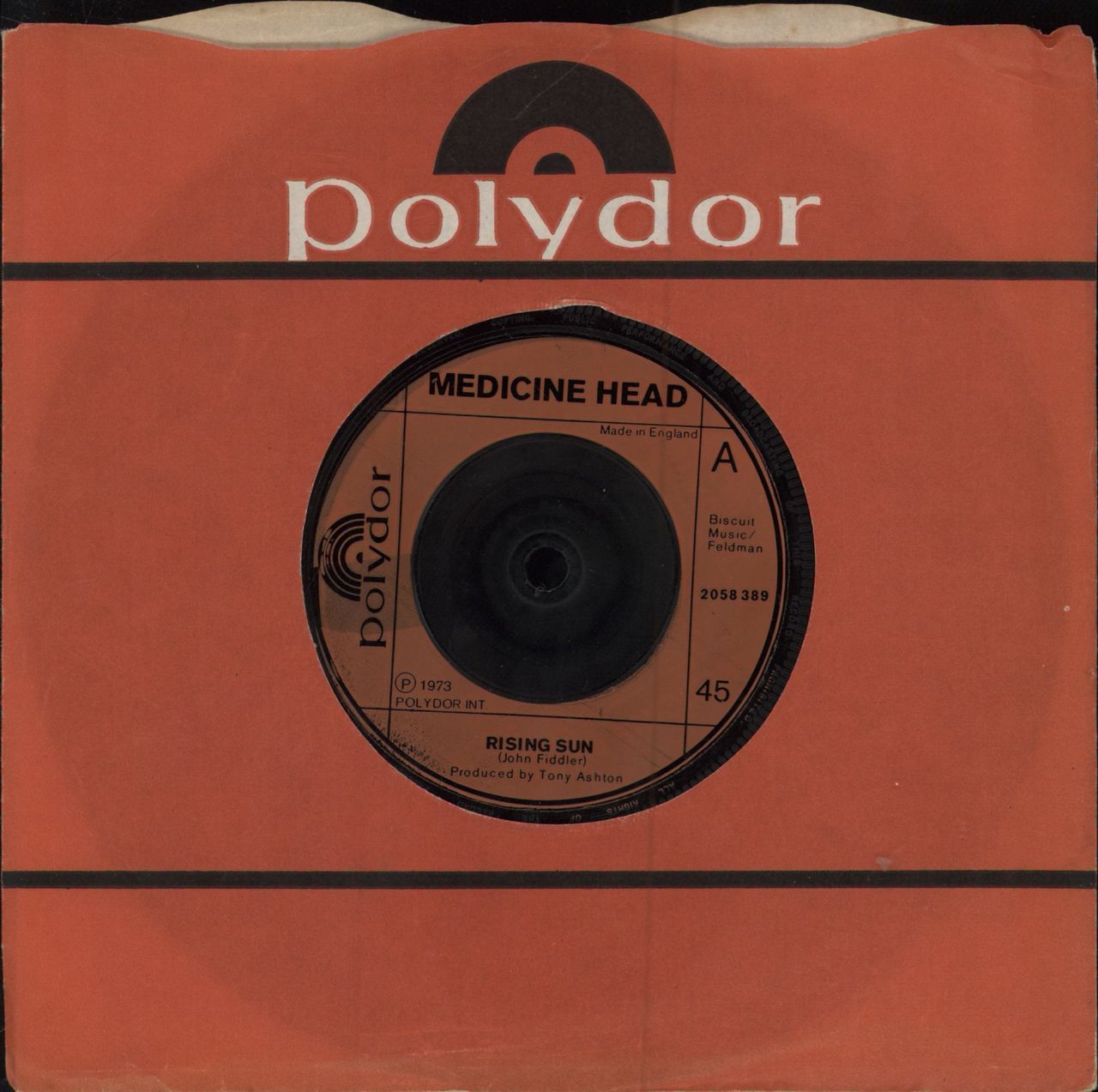 Medicine Head Rising Sun - Inj UK 7" vinyl single (7 inch record / 45) 2058389