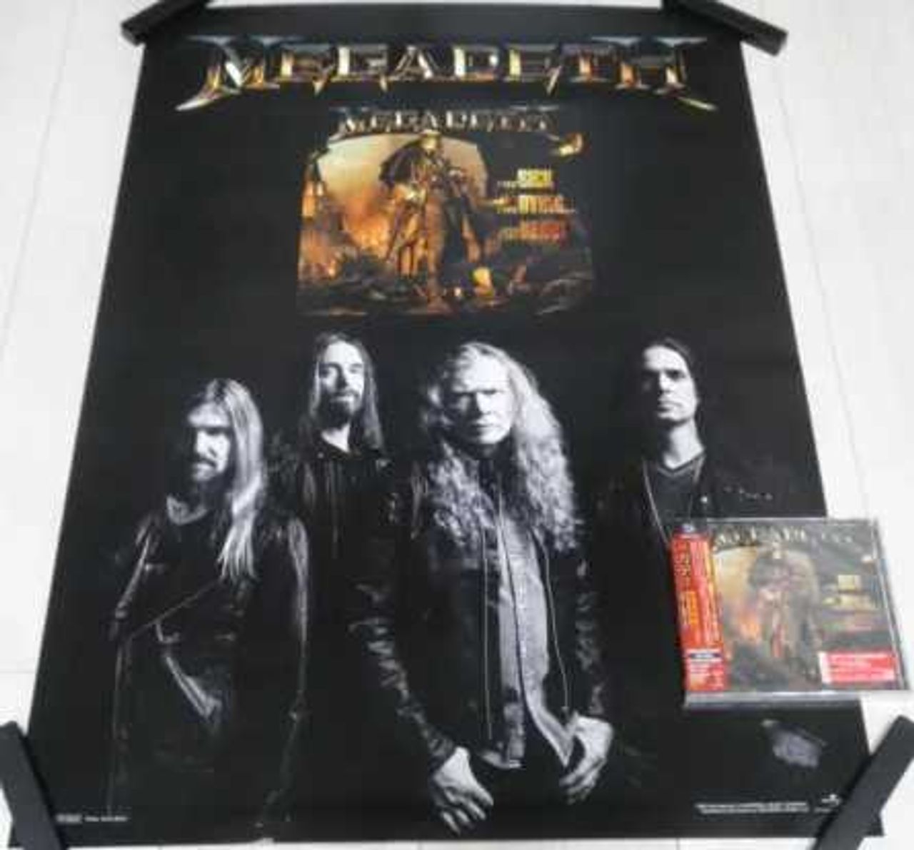 Megadeth The Sick, The Dying And The Dead! + Poster Japanese 2-disc  CD/DVD set