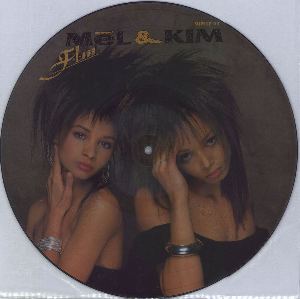 Mel & Kim F.L.M. UK 12" vinyl picture disc (12 inch picture record) SUPETP113