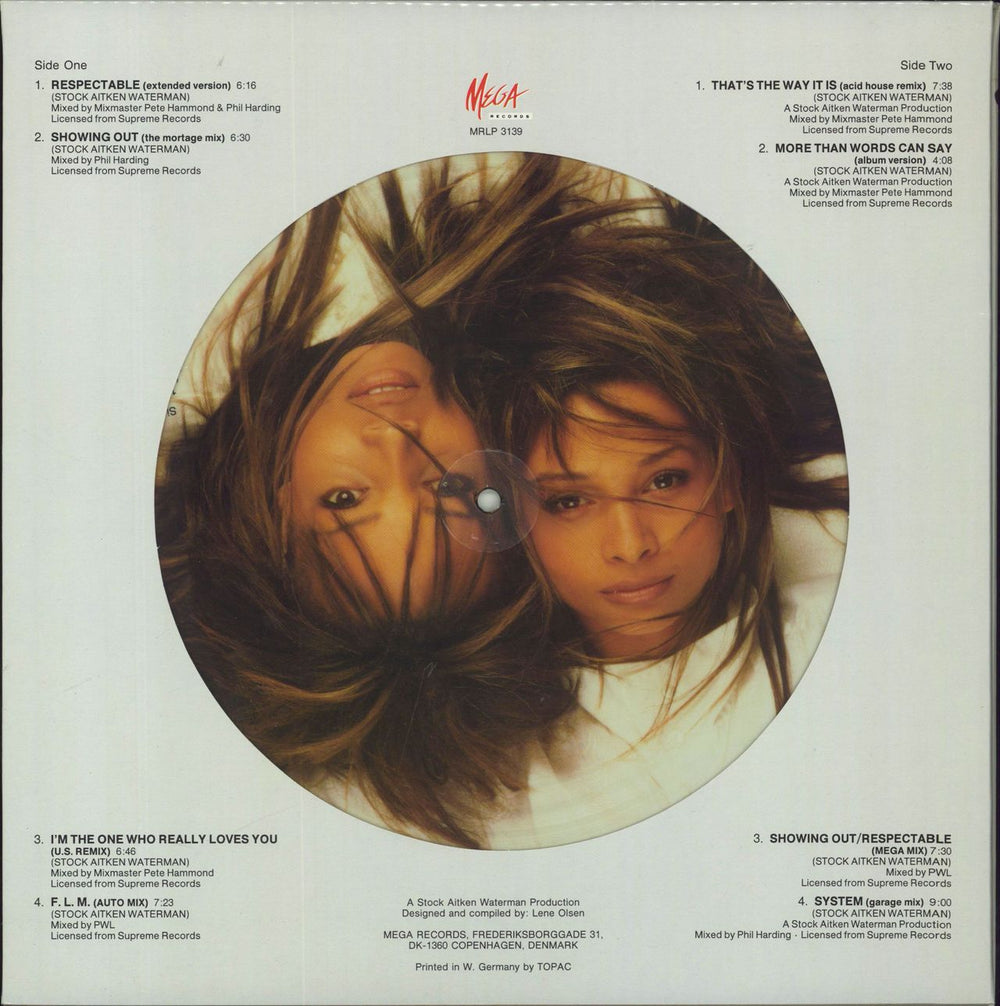 Mel & Kim Something Special Danish picture disc LP (vinyl picture disc album)