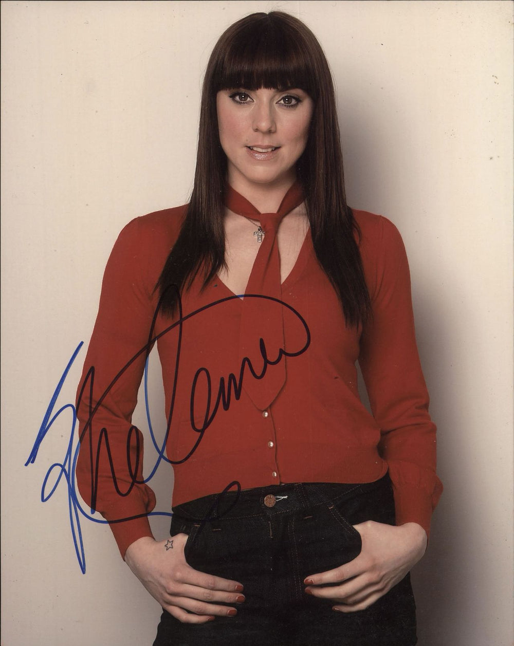 Melanie C Autographed Photo UK photograph AUTOGRAPHED PHOTO