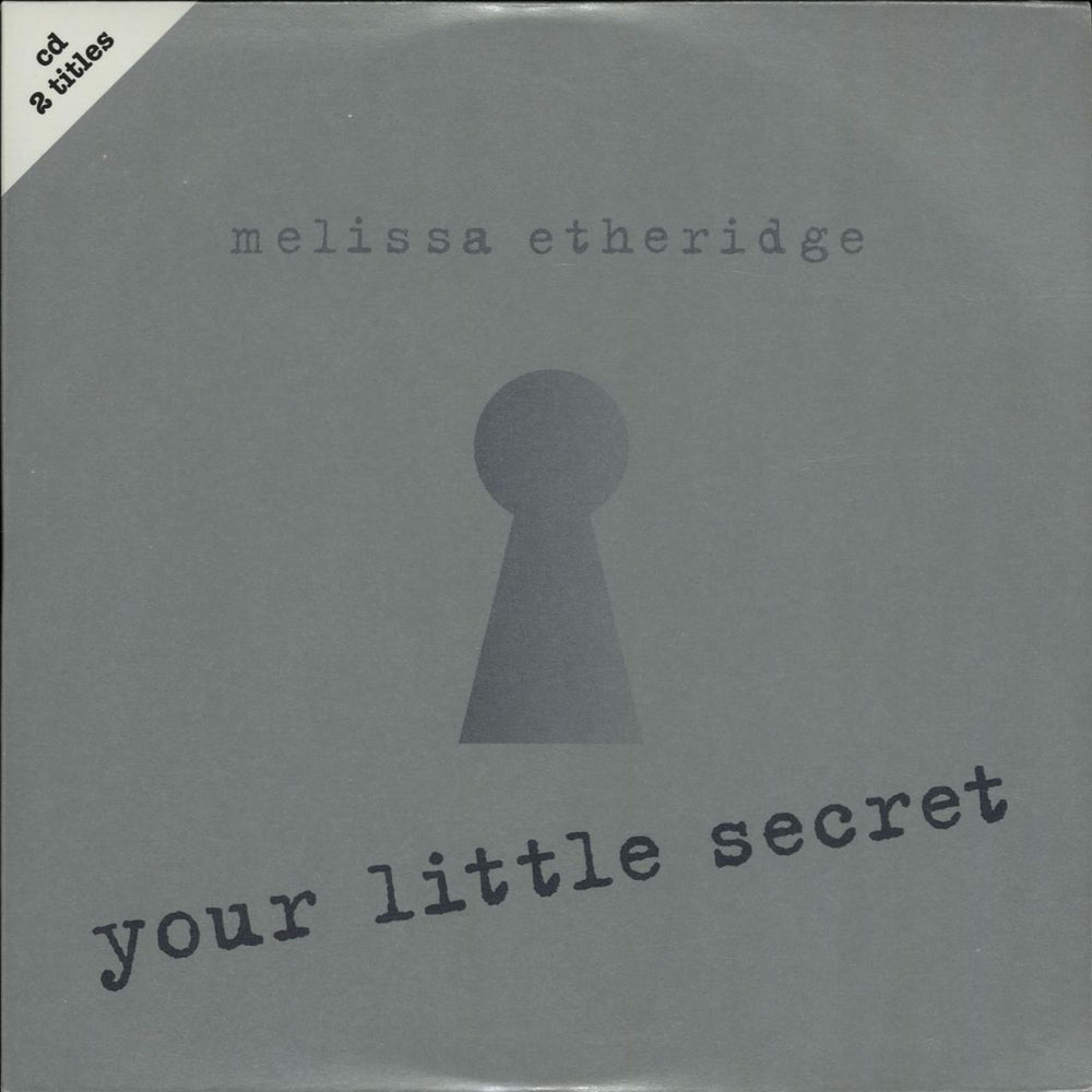 Melissa Etheridge Your Little Secret French CD single (CD5 / 5") 854452-2