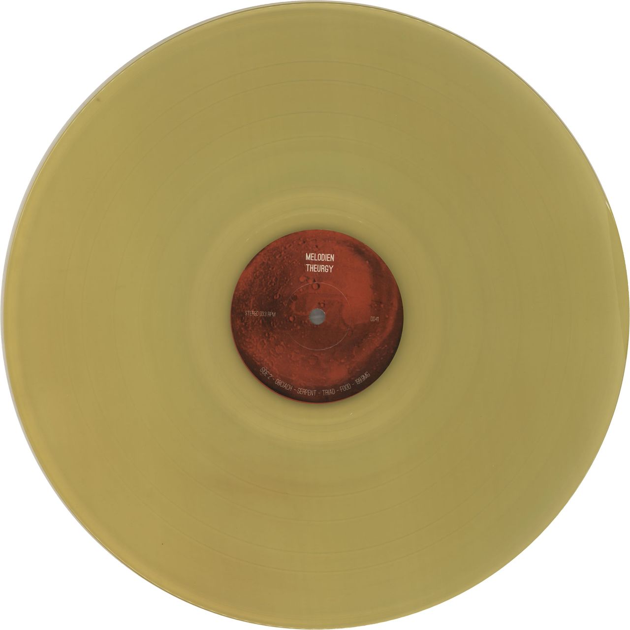 Melodien Theurgy - Yellow Vinyl UK vinyl LP album (LP record) 1XOLPTH750919