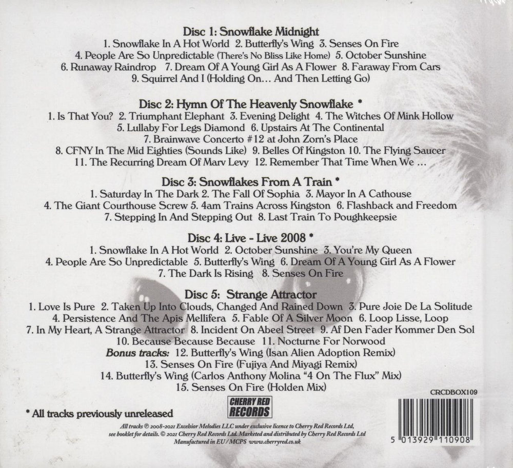 Mercury Rev Snowflake Midnight: Deluxe Edition - Sealed UK 5-CD album set 5013929110908