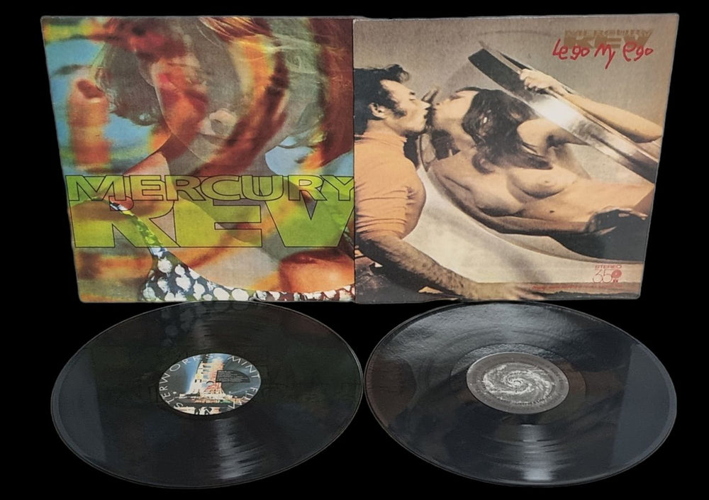 Mercury Rev Yerself Is Steam LP + Bonus LP + Poster UK 2-LP vinyl record set (Double LP Album) BBQLP125