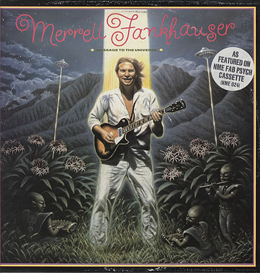 Merrell Fankhauser Message To The Universe UK vinyl LP album (LP record) OBGLP9002