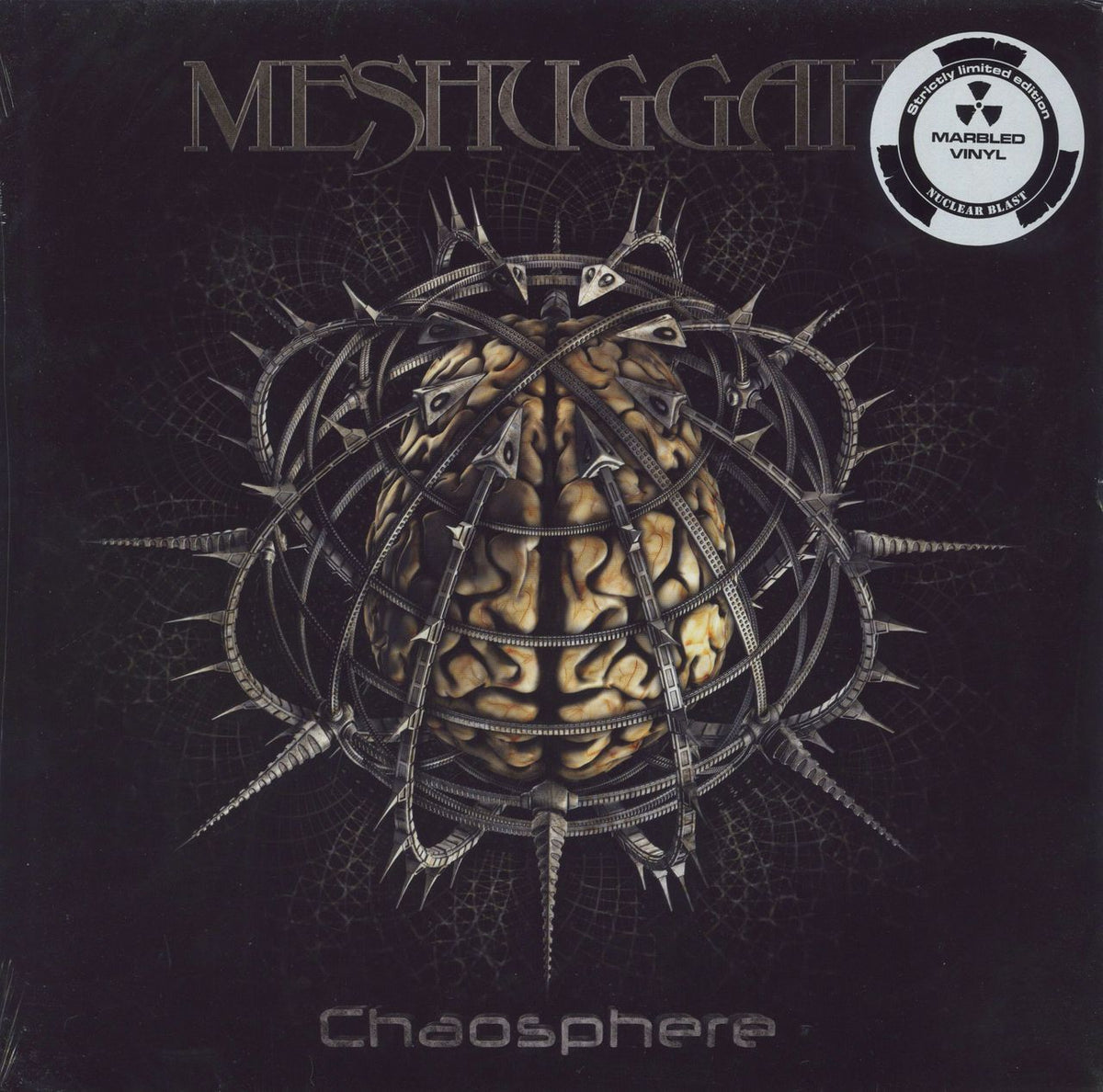 Meshuggah Chaosphere - Orange w/ Black Marble - Sealed UK Vinyl LP