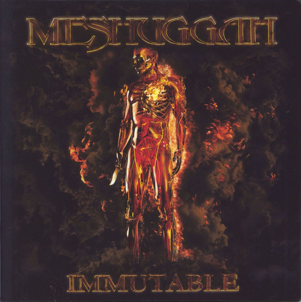 Meshuggah Immutable UK 2-LP vinyl record set (Double LP Album) AF0026