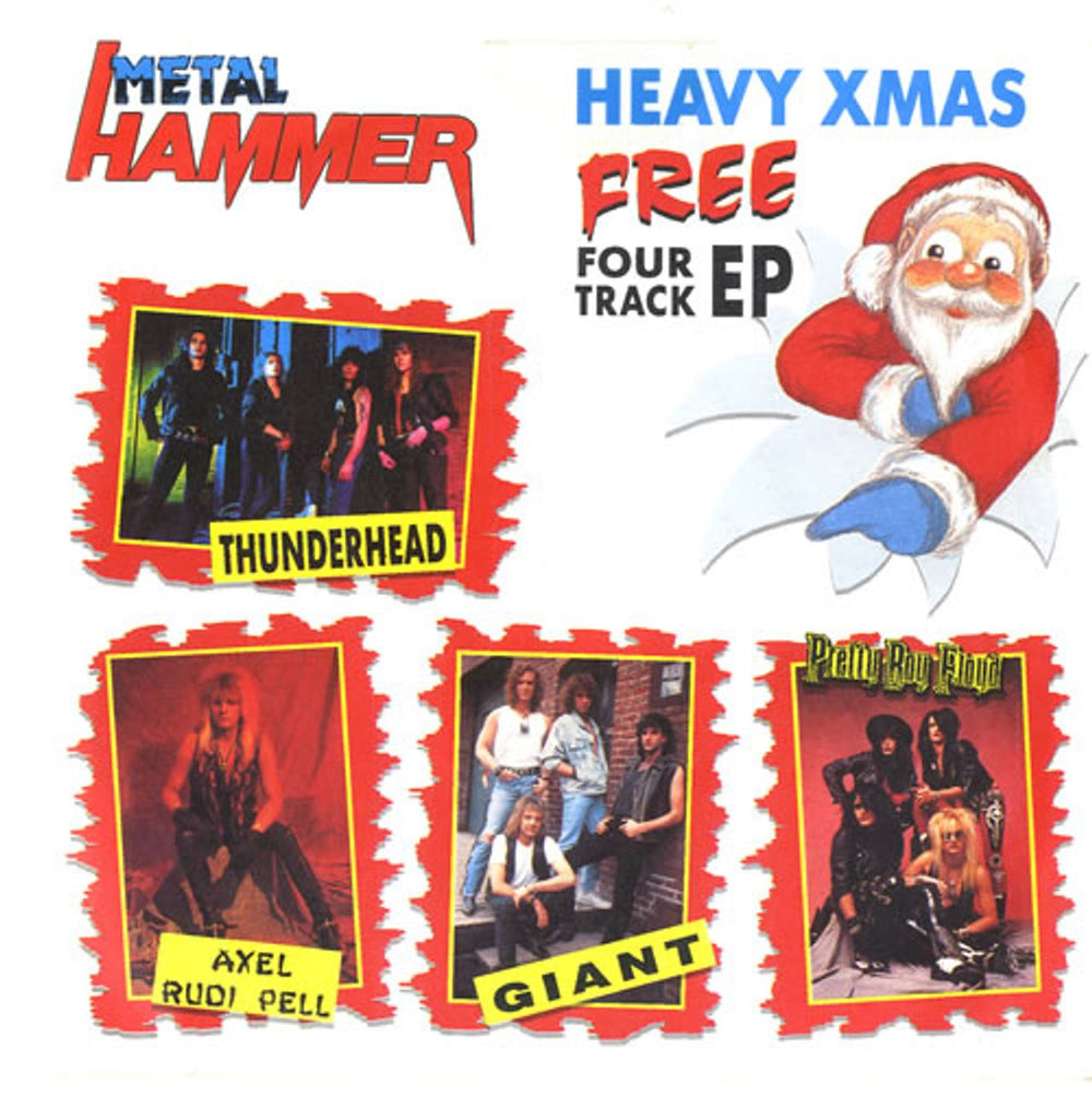 Metal Hammer Magazine Metal Hammer EP - Heavy Xmas UK Promo 7" vinyl single (7 inch record / 45) D-1373