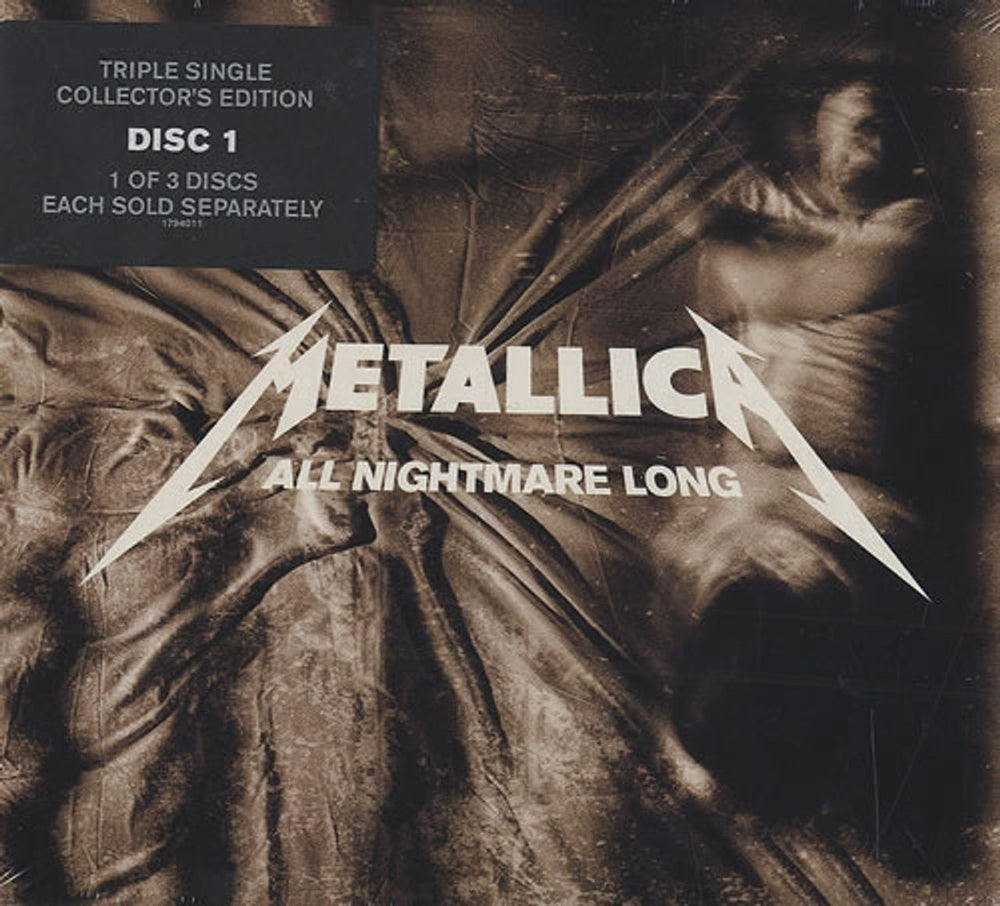 Metallica All Nightmare Long German 3-disc CD/DVD Set 1794011/4211/13