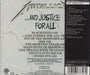 Metallica And Justice For All - Sealed Japanese CD album (CDLP) 4988005777270