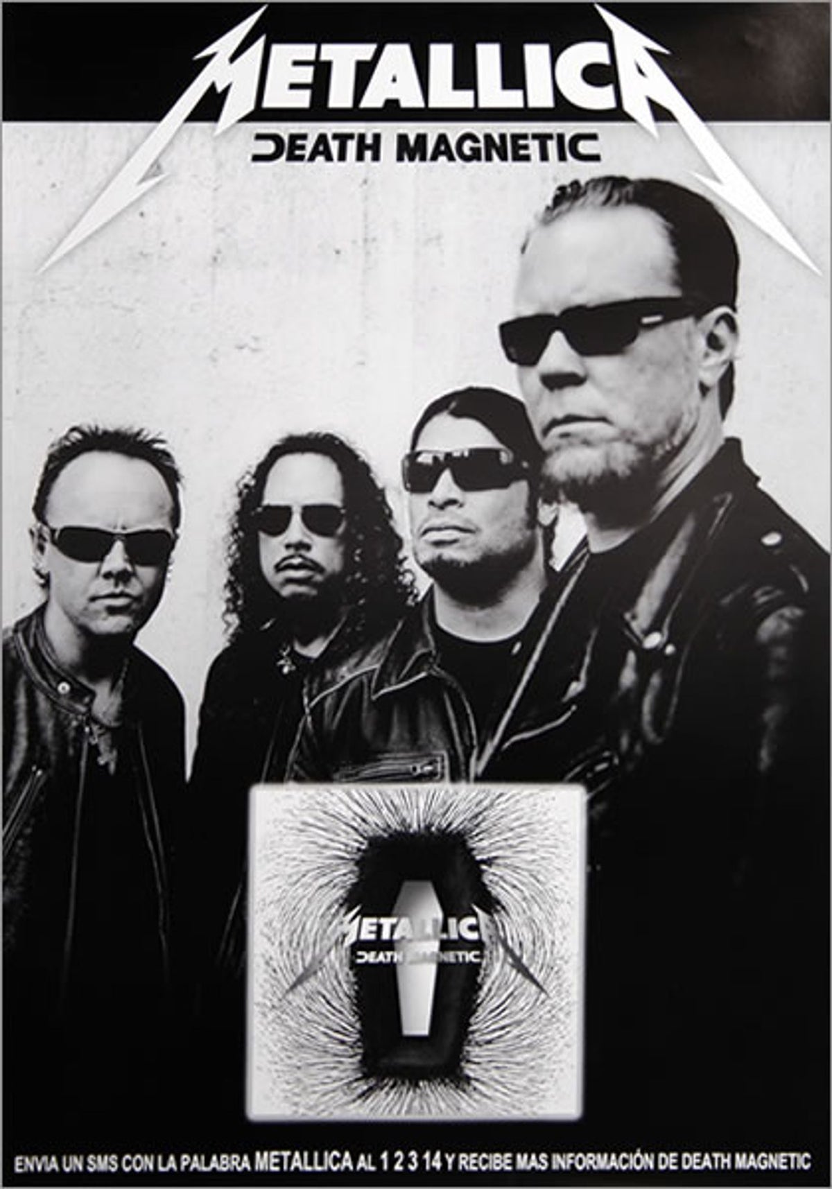 Metallica Death Magnetic Colombian Promo Poster — RareVinyl.com