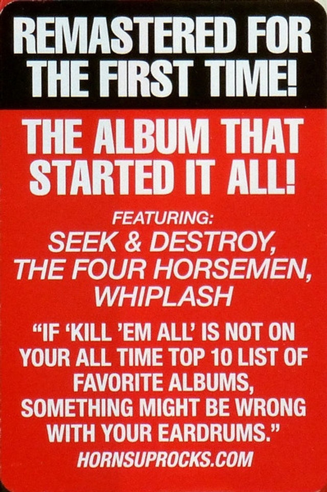 Kill 'Em All - Metallica (LP/Vinyl)