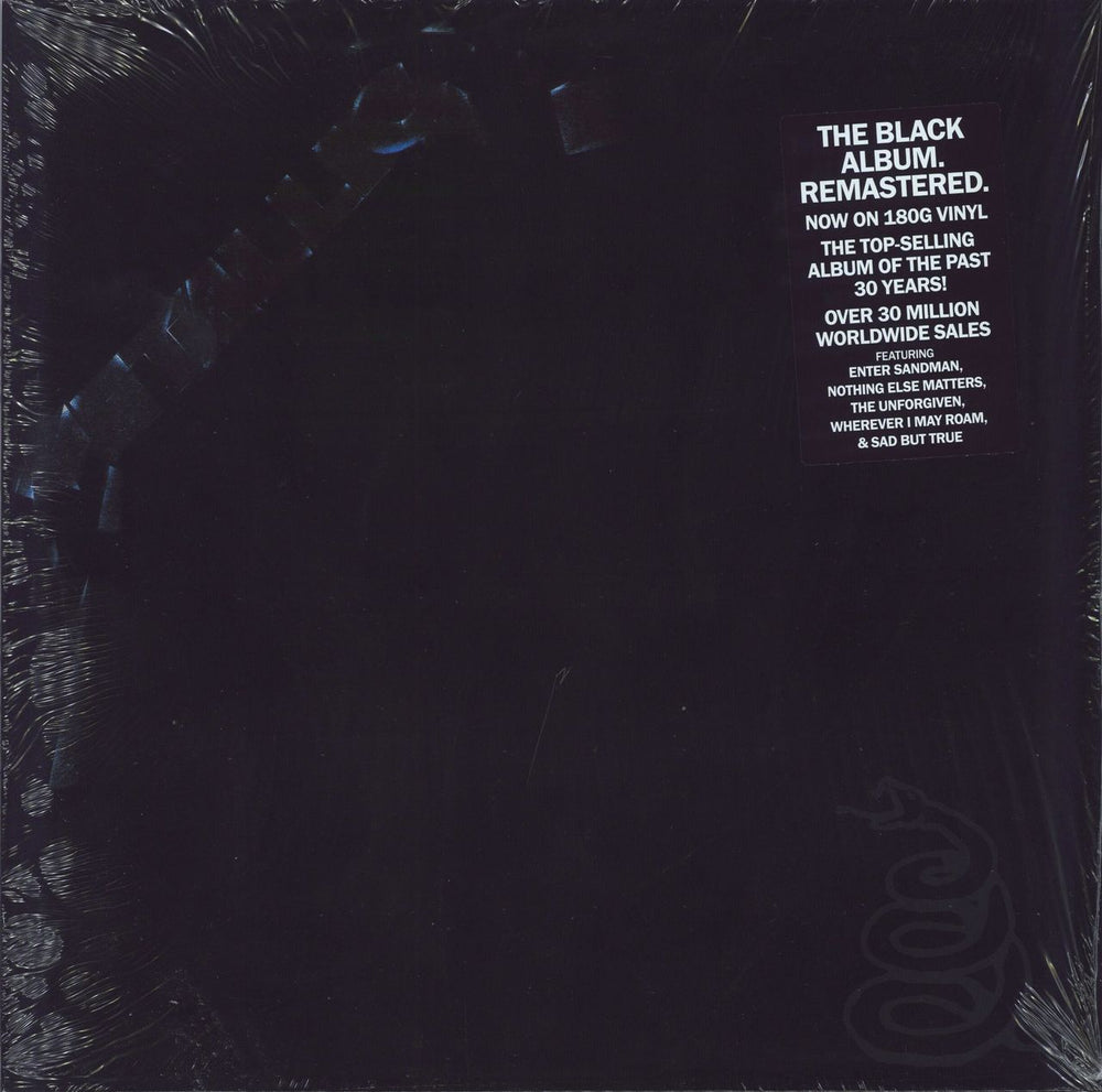 Metallica The Black Album: Remastered - 180gm - Sealed German 2-LP vinyl record set (Double LP Album) BLCKND008R-1