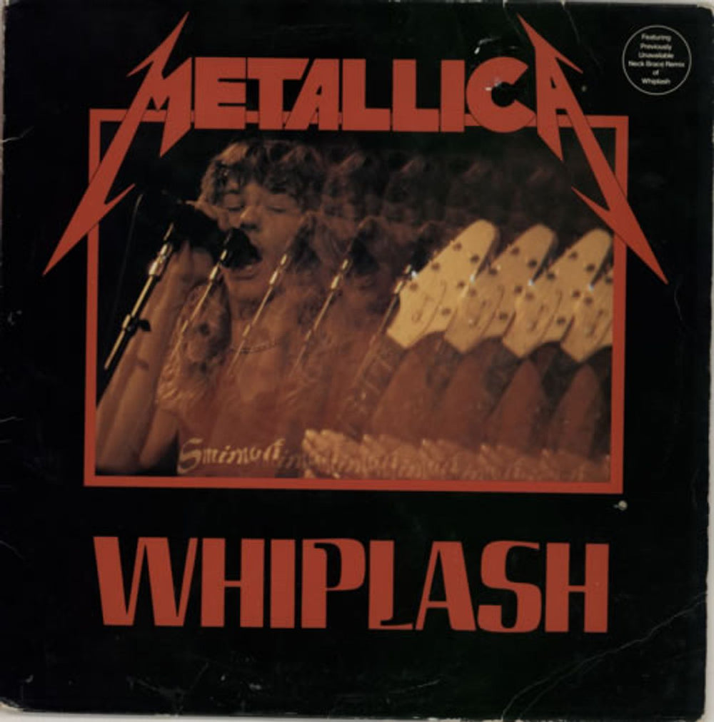 Metallica Whiplash - 1st - VG US 12" vinyl single (12 inch record / Maxi-single) MRS-04