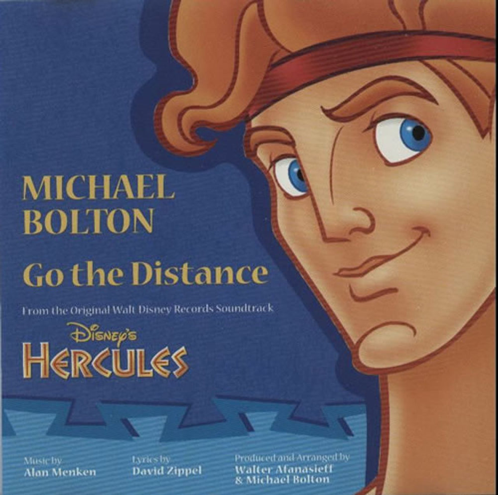Michael Bolton Go The Distance US Promo CD single (CD5 / 5") CSK9996