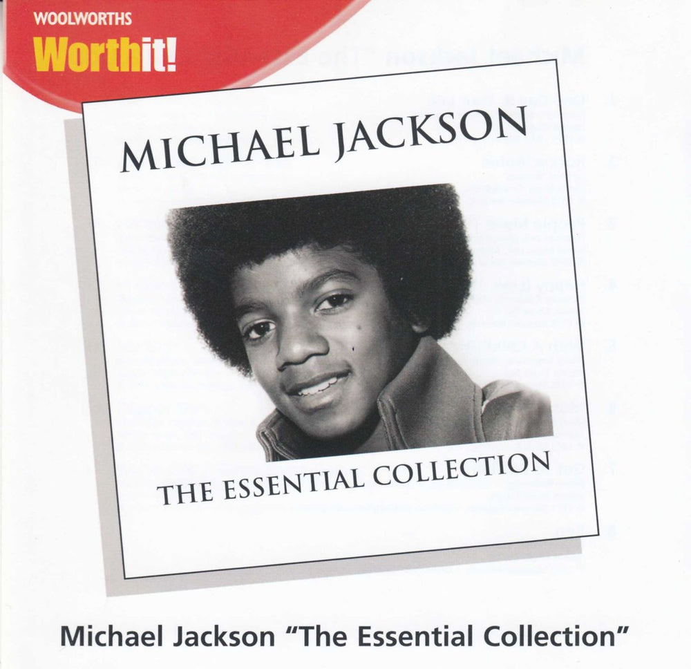 Michael Jackson The Essential Collection - Woolworths UK CD album (CDLP) WITUN107