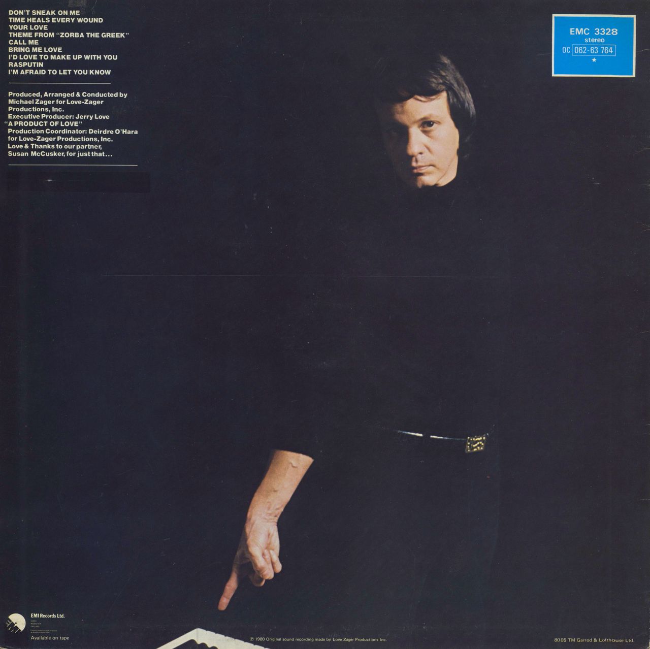 Michael Zager Zager UK vinyl LP album (LP record)