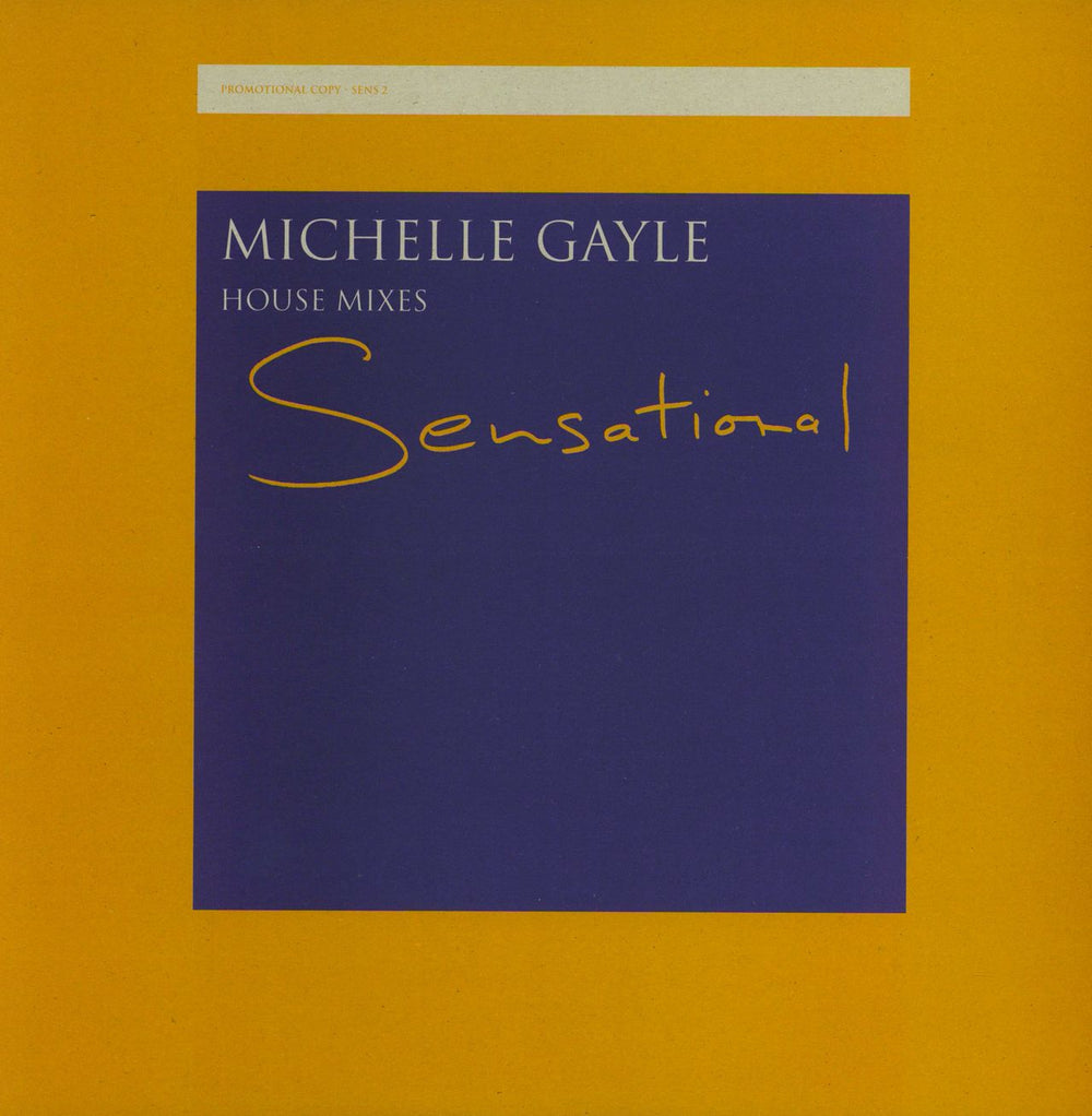 Michelle Gayle Sensational House Mixes - Doublepack UK Promo 12" vinyl single (12 inch record / Maxi-single) SENS2