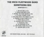 Mick Fleetwood Something Big US Promo CD-R acetate CDR-ACETATE
