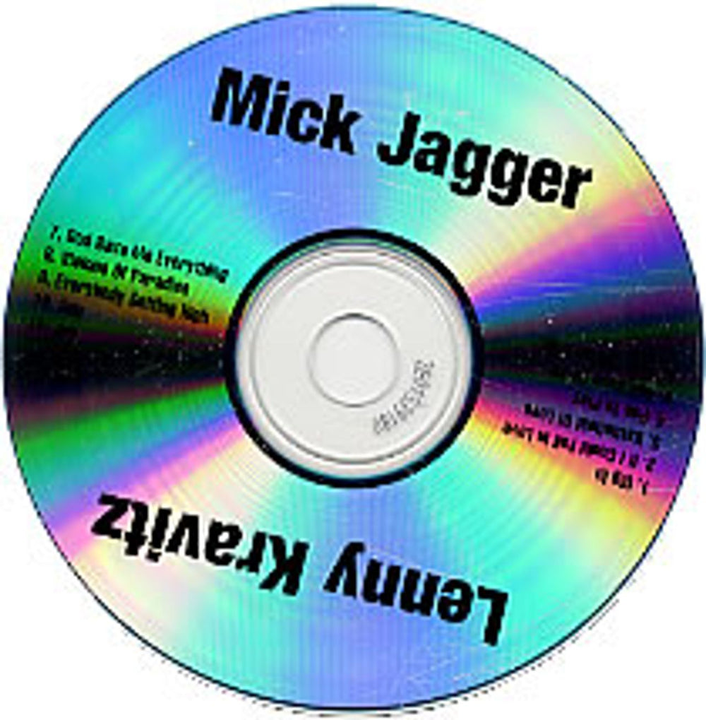 Mick Jagger Sampler US Promo CD-R acetate CD-R ACETATE