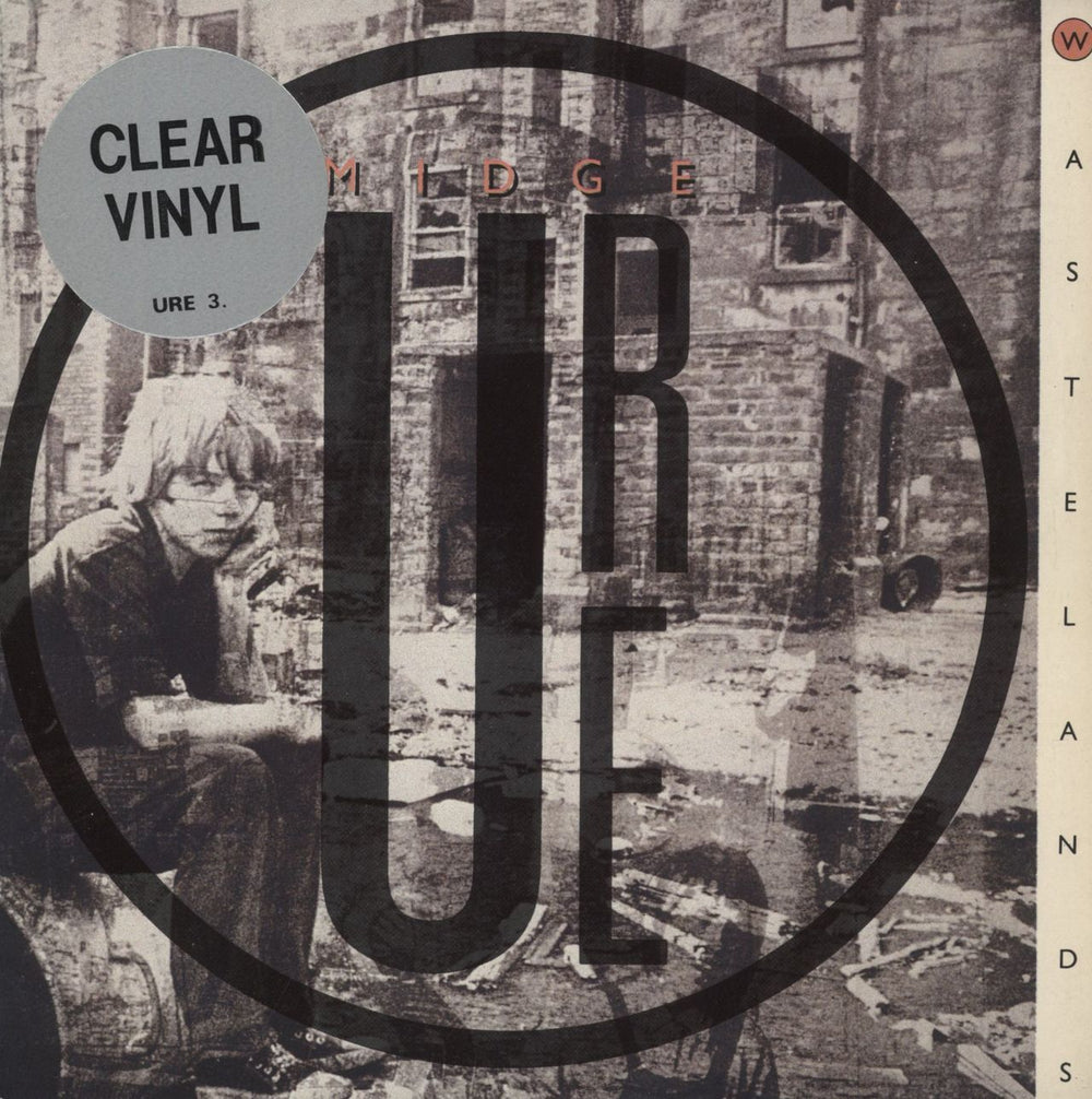 Midge Ure Wastelands - Clear Vinyl UK 7" vinyl single (7 inch record / 45) URE3