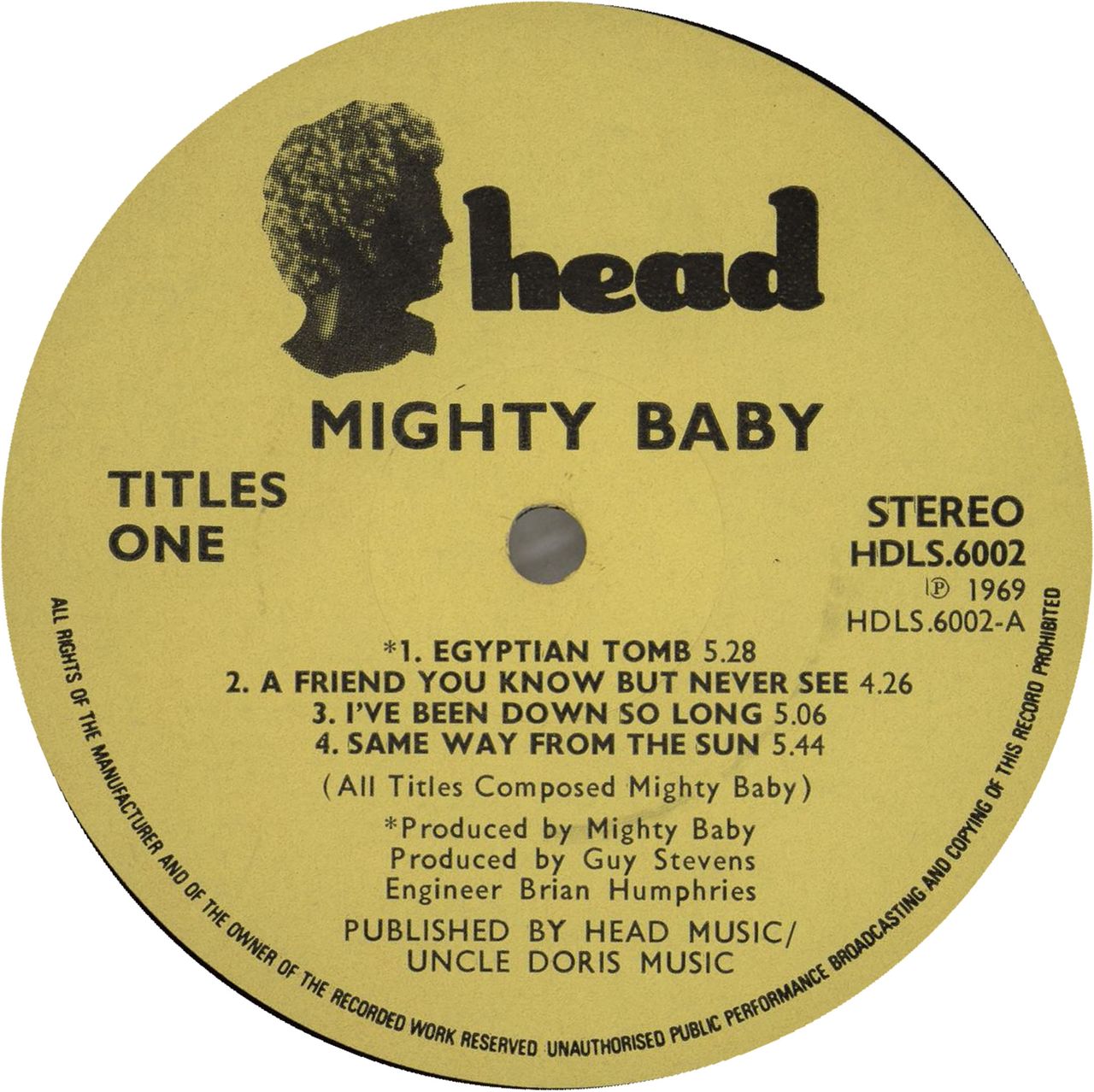 Mighty Baby Mighty Baby - 1st UK Vinyl LP