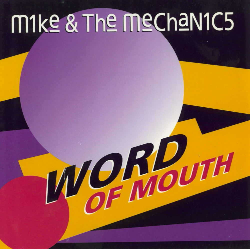 Mike & The Mechanics Word Of Mouth - Solid UK 7" vinyl single (7 inch record / 45) VS1345