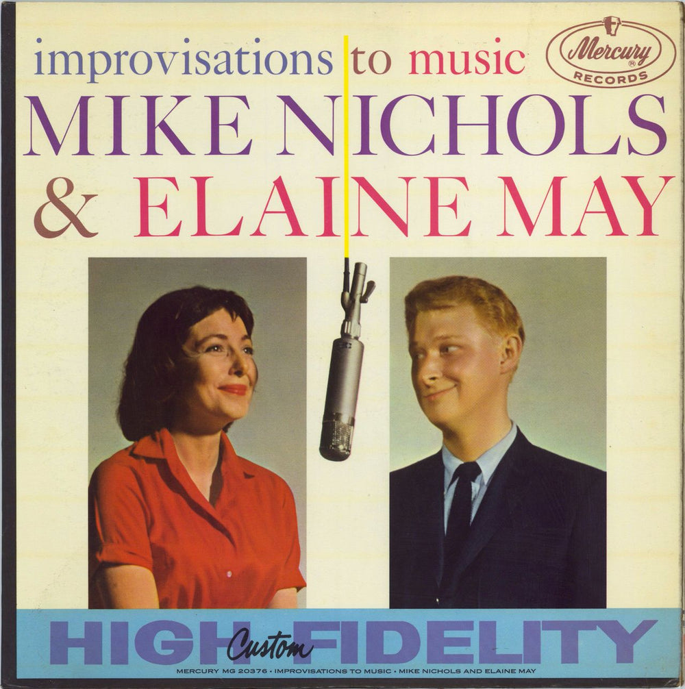 Mike Nichols & Elaine May Improvisations To Music US vinyl LP album (LP record) MG20376