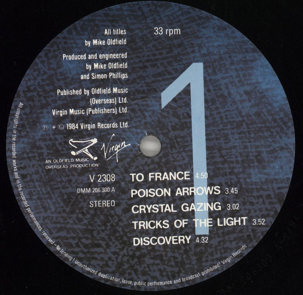 Mike Oldfield Discovery + Inner German vinyl LP album (LP record) OLDLPDI712226