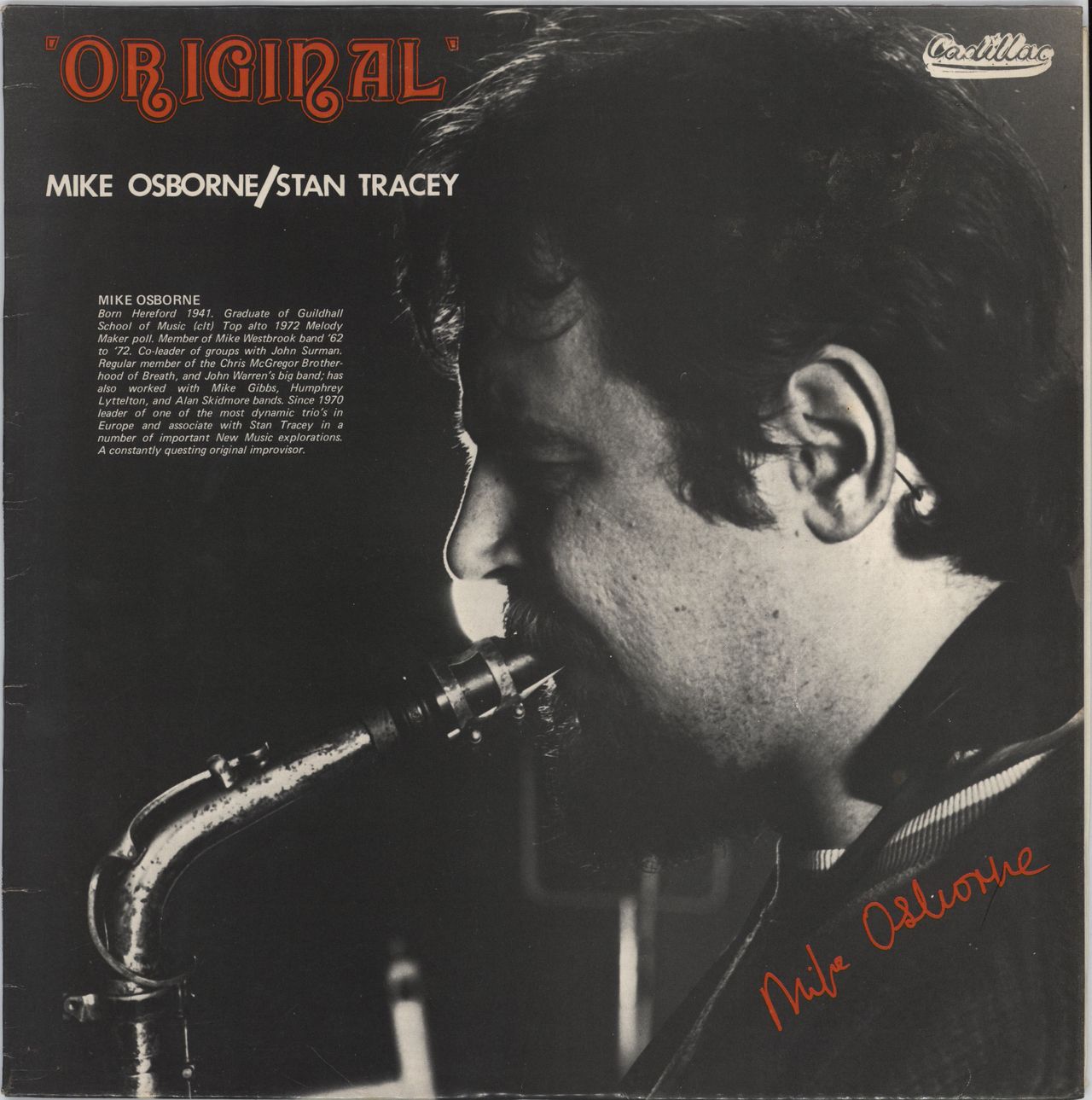 Mike Osborne Original UK vinyl LP album (LP record) SGC1002