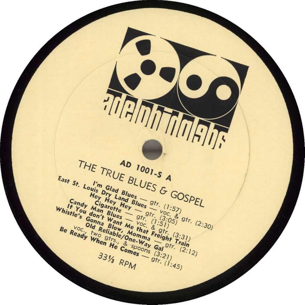 Mike Stewart The True Blues And Gospel - 1st US vinyl LP album (LP record)
