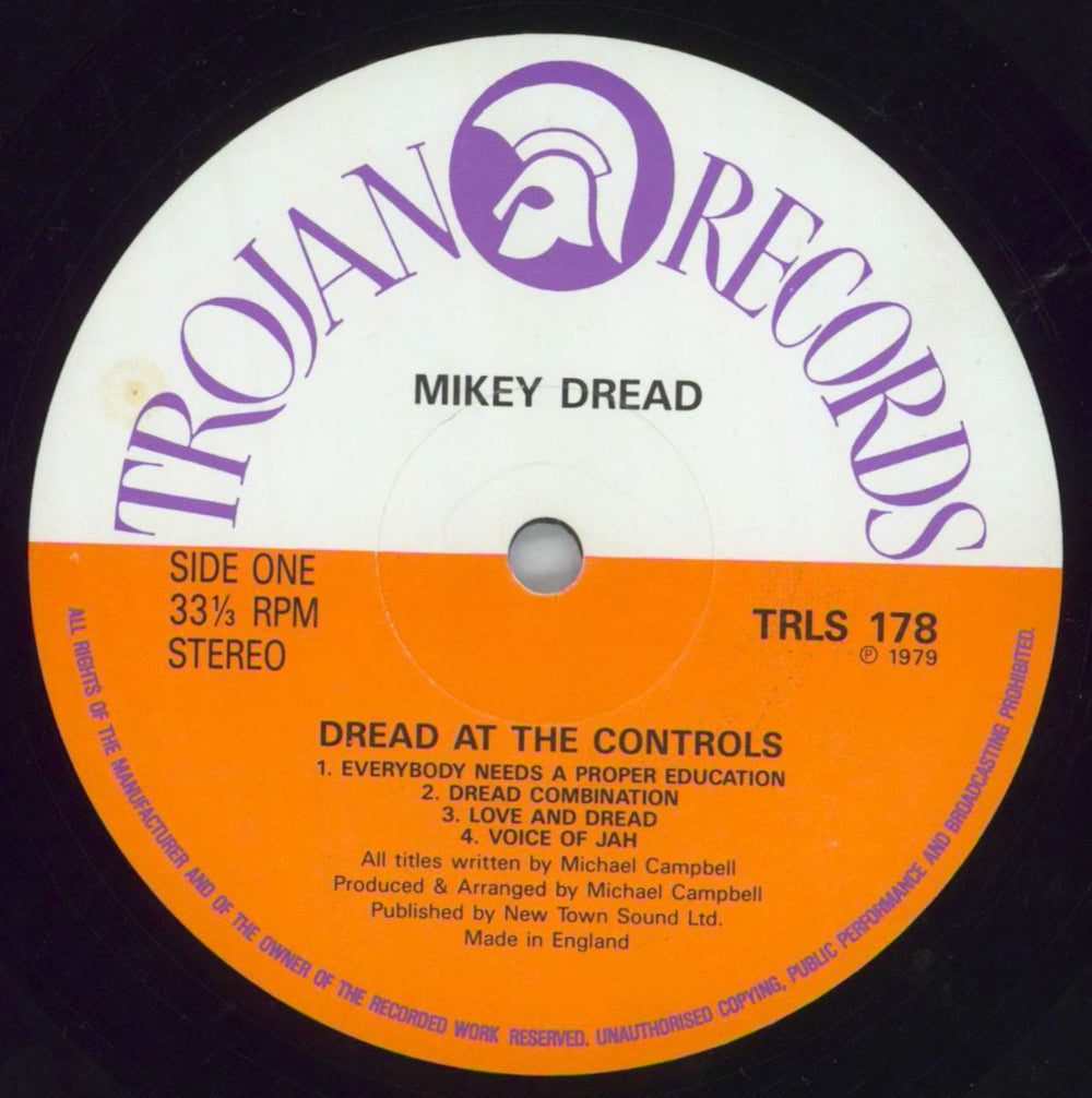 Mikey Dread Dread At The Controls - 1st UK vinyl LP album (LP record) MWULPDR820393