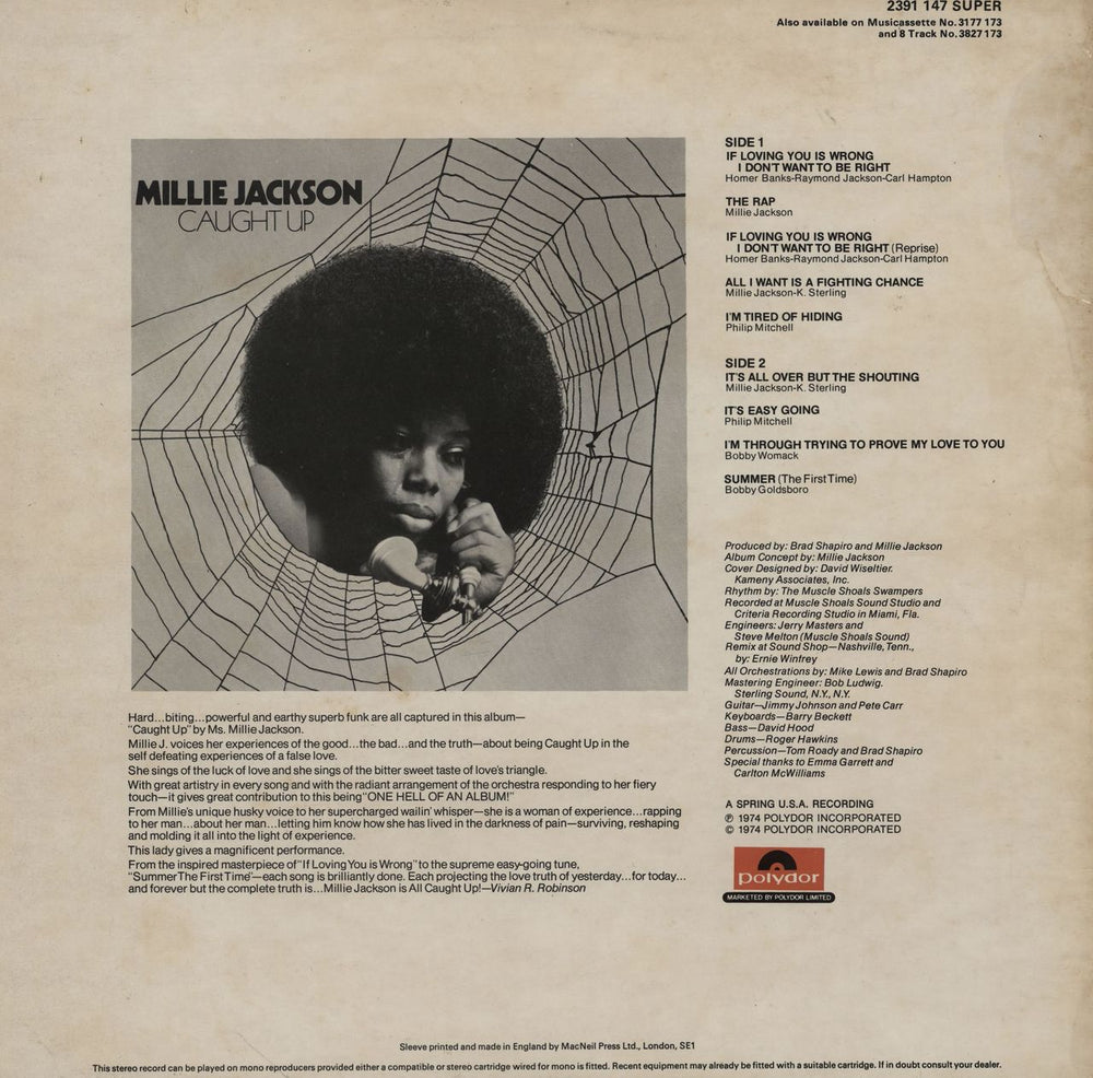 Millie Jackson Caught Up - EX UK vinyl LP album (LP record)