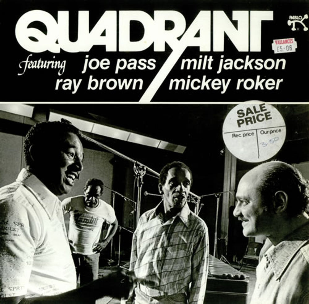 Milt Jackson & Ray Brown Quadrant UK vinyl LP album (LP record) 2310837