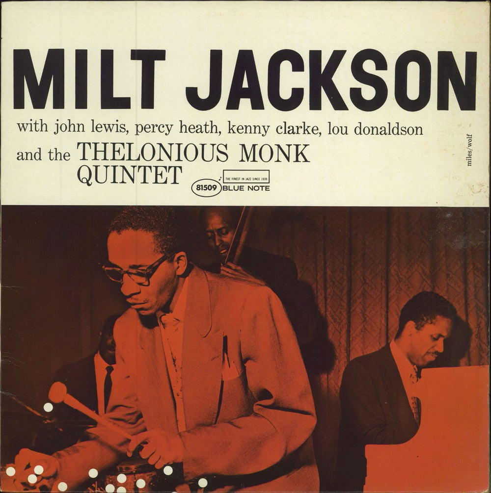 Milt Jackson Milt Jackson US vinyl LP album (LP record) BLJ81509