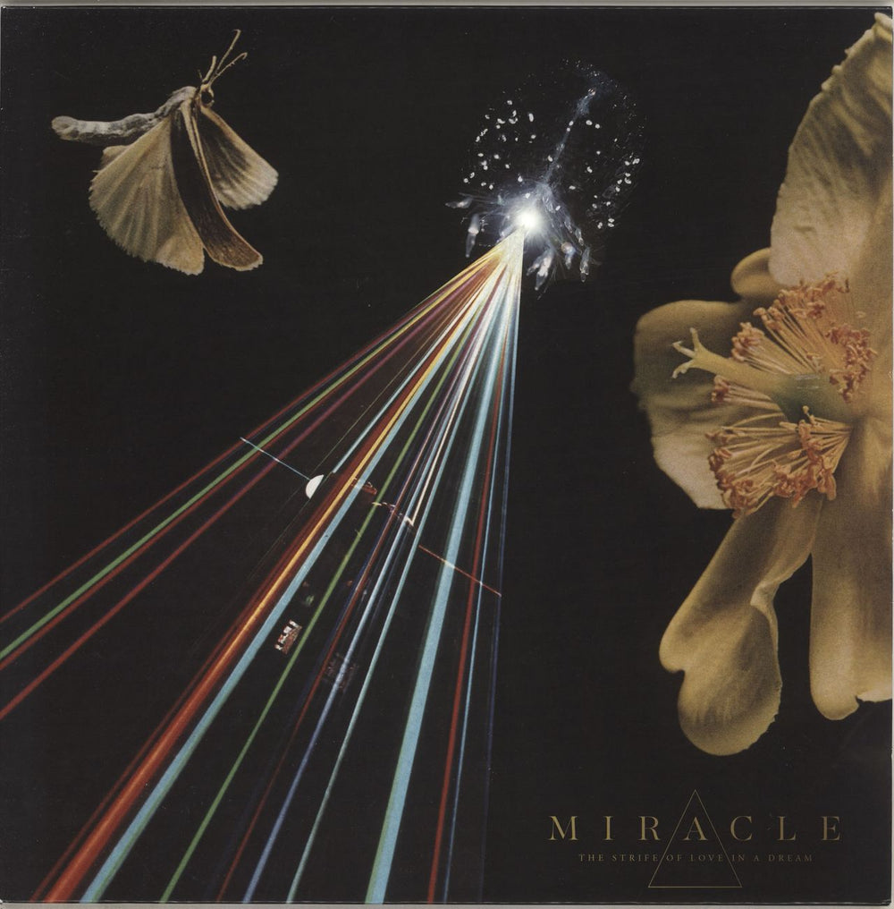 Miracle (Electronic) The Strife Of Love In A Dream - Blue Rainbow Splatter Vinyl UK vinyl LP album (LP record) RR7401