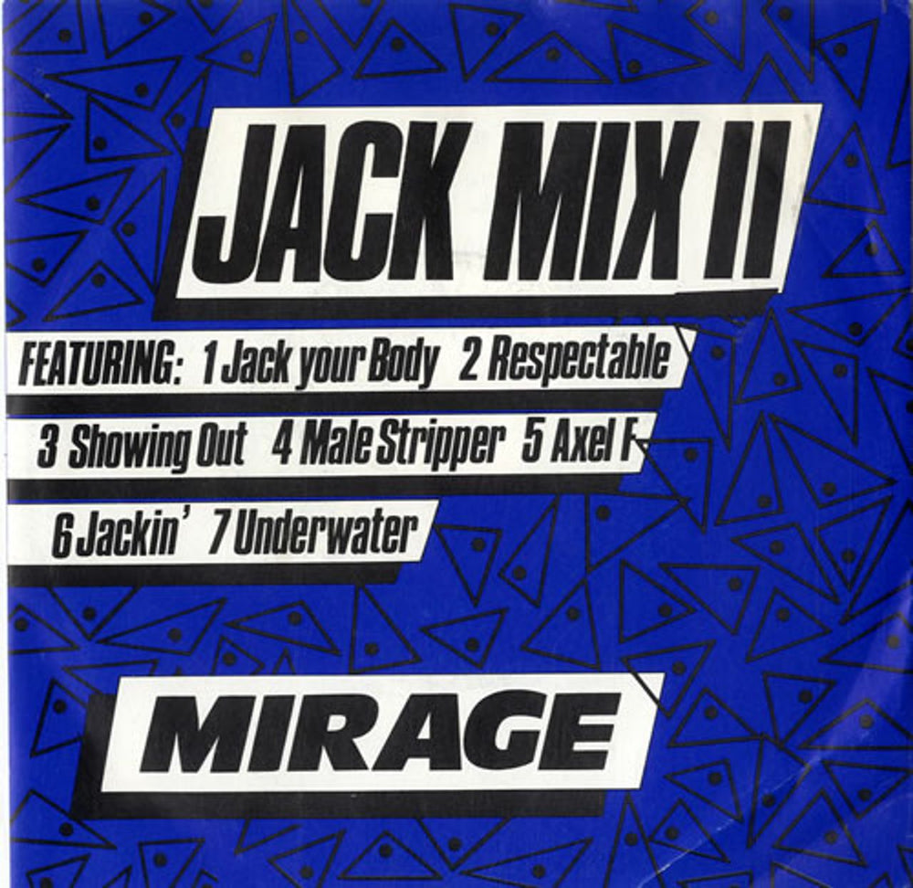 Mirage Jack Mix II UK 7" vinyl single (7 inch record / 45) DEBT3022