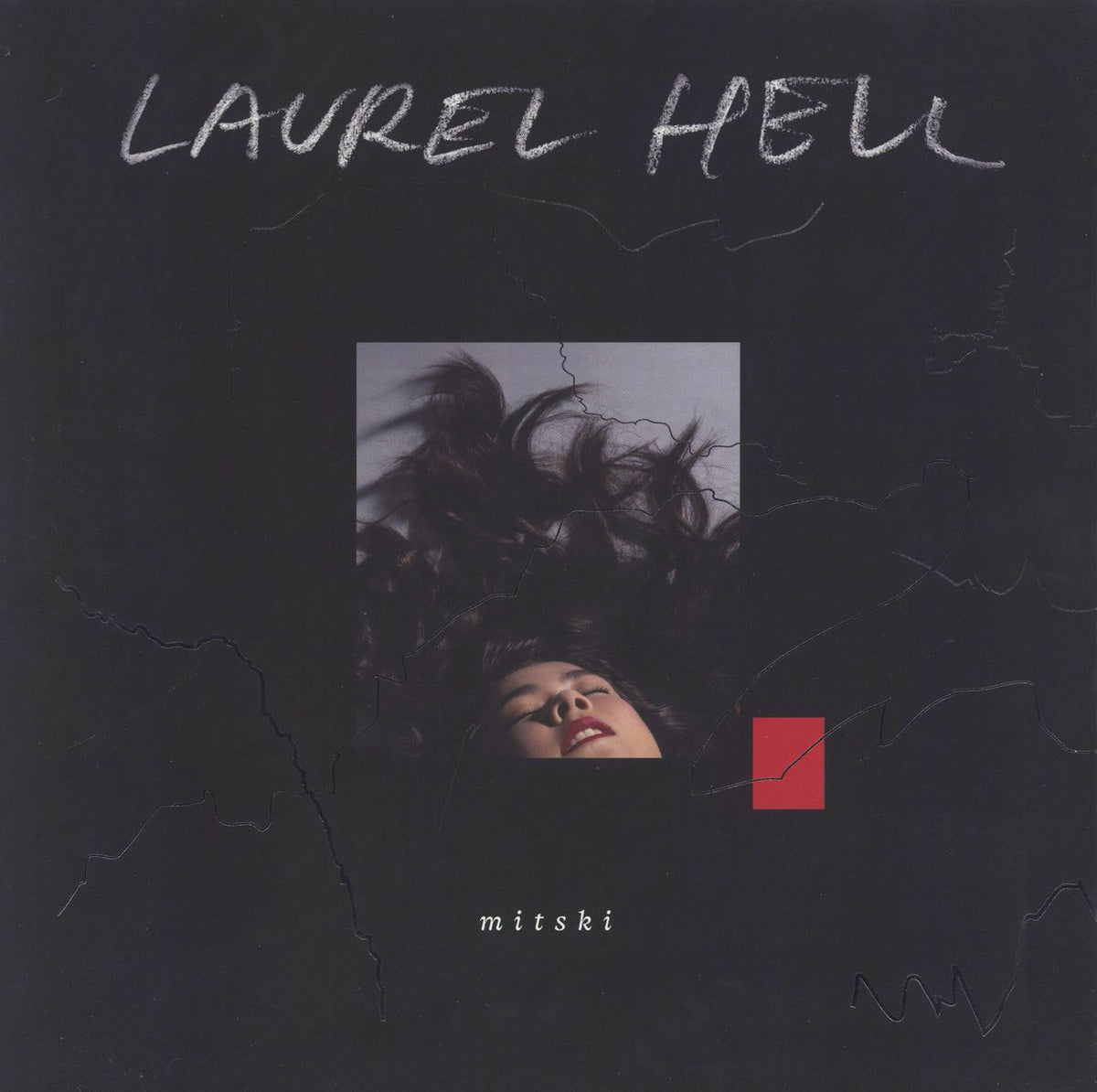 Mitski Laurel Hell - Cloudy Clear & Black 