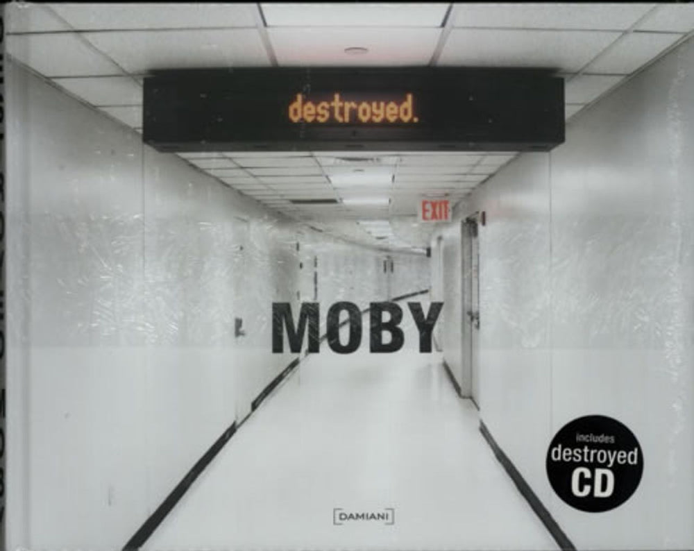 Moby Destroyed - Book + CD - Sealed UK book 978-88-6208-155-9