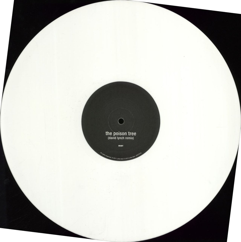 Moby The Poison Tree - RSD - White Vinyl - EX UK 12" vinyl single (12 inch record / Maxi-single) MBY12TH769740